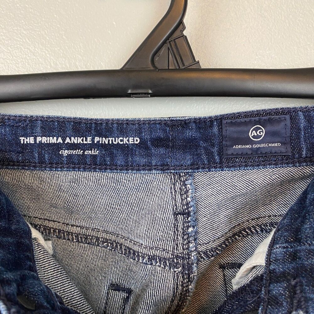 Adriano Goldschmied‎ jeans women's 27x28 prima cigarette ankle led1864 USA Made - Picture 8 of 14